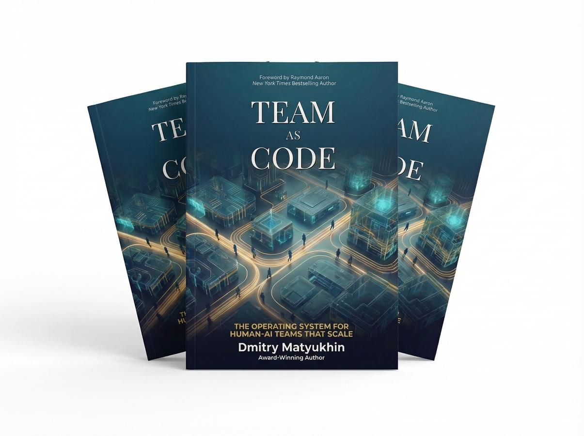 Team as Code book — 3D cover
